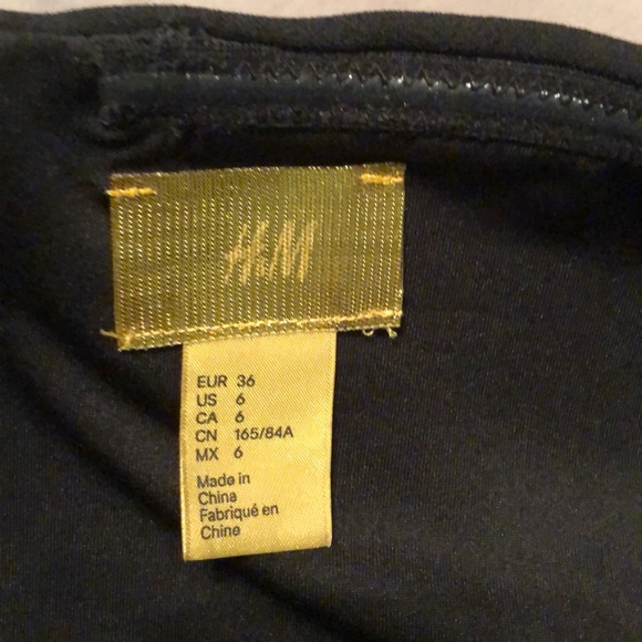 H & M Black Strapless Bow Dress - Picture 4 of 4